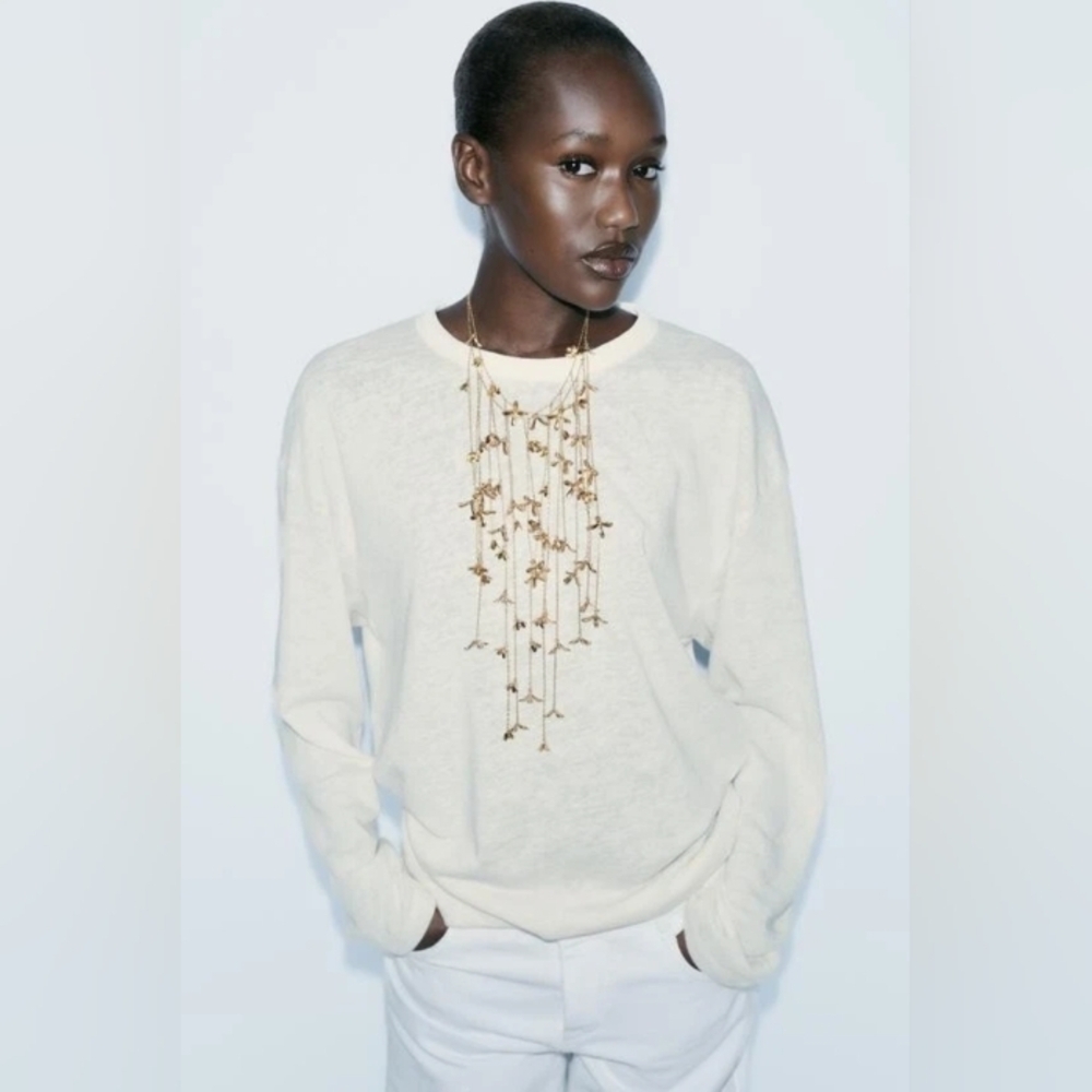 Zara Floral Cascading Necklace